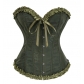 New multi-color lace gathered chest support corset palace corset tummy shaping garment