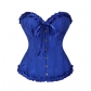 New multi-color lace gathered chest support corset palace corset tummy shaping garment