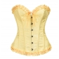 New multi-color lace gathered chest support corset palace corset tummy shaping garment