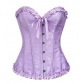 New multi-color lace gathered chest support corset palace corset tummy shaping garment