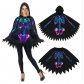 Halloween Skeleton Cape Costume Accessories Cape Party Costume Props Adult Costume Ball