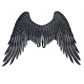 Angel wings carnival mardigras Halloween oversized black and white wings costume props