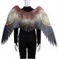 Angel wings carnival mardigras Halloween oversized black and white wings costume props