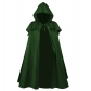 Medieval hooded gothic coat long trench Halloween Middle Eastern church wizard death cloak robe cape