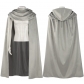 New medieval knight cloak cos Halloween party cosplay long velvet hooded cloak