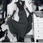 Dark series two-wear skirt 2025 new Gothic style personality street striped long skirt