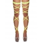European and American ladies' sexy hot diamond hot sale strap sexy temptation multi-color hollow cross strap socks