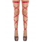 European and American ladies' sexy hot diamond hot sale strap sexy temptation multi-color hollow cross strap socks