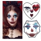 Halloween 3D Face Gem Makeup Sticker Crystal Decal Shiny Acrylic Diamond Sticker