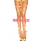 Sexy lingerie gold-stamped non-slip garter leg ring plus a pair of 3.5-meter-long straps