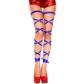 Sexy lingerie gold-stamped non-slip garter leg ring plus a pair of 3.5-meter-long straps