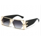 2025 new personality hollow sunglasses European and American hip-hop Internet celebrity ins fashion sunglasses