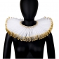 Handmade aristocratic literary fake collar retro color exaggerated large ruff collar photography accessories props