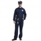 Halloween Party Costume Men's Police Hero Role Playing Sheriff Instructor Uniform Suit Detective Long Sleeve Clothes
