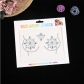 Rhinestone chest stickers carnival party environmentally friendly acrylic chest stickers body tattoo stickers European and American tattoo stickers