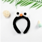 Big eyes headband cartoon headband plush big eyes cute selfie headband big eyes wash face hair sesame street headband