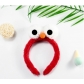 Big eyes headband cartoon headband plush big eyes cute selfie headband big eyes wash face hair sesame street headband