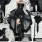 Dark irregular mesh skirt 2025 new Gothic style sexy street all-match long skirt for women