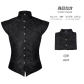 New Men's Medieval Costume Retro Men's Short Vest Fake Collar Halloween Costume
