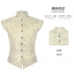 New Men's Medieval Costume Retro Men's Short Vest Fake Collar Halloween Costume
