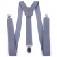 British black suspenders for men and women, 2.5cm wide, Y-shaped suspenders, elastic suspenders