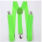 British black suspenders for men and women, 2.5cm wide, Y-shaped suspenders, elastic suspenders