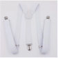 British black suspenders for men and women, 2.5cm wide, Y-shaped suspenders, elastic suspenders