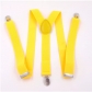 British black suspenders for men and women, 2.5cm wide, Y-shaped suspenders, elastic suspenders