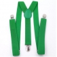 British black suspenders for men and women, 2.5cm wide, Y-shaped suspenders, elastic suspenders