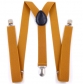 British black suspenders for men and women, 2.5cm wide, Y-shaped suspenders, elastic suspenders