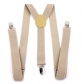 British black suspenders for men and women, 2.5cm wide, Y-shaped suspenders, elastic suspenders