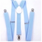 British black suspenders for men and women, 2.5cm wide, Y-shaped suspenders, elastic suspenders