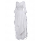 2025 Gorgeous Lace Trumpet Sleeve One-Shoulder Retro Gothic Dress Cosplay Prom Princess Dress