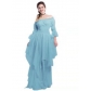 2025 Gorgeous Lace Trumpet Sleeve One-Shoulder Retro Gothic Dress Cosplay Prom Princess Dress