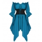 2025 Halloween costume medieval Victorian Renaissance court style retro irregular dress for women
