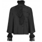 Vampire shirt Renaissance Victorian medieval classical court gothic loose shirt