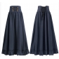 2025 European and American medieval retro Gothic lace waist lace big swing skirt all-match plus size women's skirt