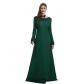 European and American hot-selling women's clothing 2025 medieval retro dress women's long-sleeved performance costume