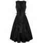 2025 Halloween Costume Medieval Renaissance Court Style Short Sleeve Knit Drawstring Dress Beer Skirt