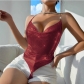 European and American AliExpress cross-border women's clothing new sexy backless metal chain tube top sequin suspenders...