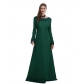 European and American hot-selling women's clothing 2025 medieval retro dress women's long-sleeved performance costume