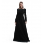 European and American hot-selling women's clothing 2025 medieval retro dress women's long-sleeved performance costume