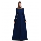 European and American hot-selling women's clothing 2025 medieval retro dress women's long-sleeved performance costume