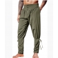 Men's casual pants new arrivals, casual summer trousers, ankle-strap trousers, medieval pirate ship trousers