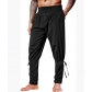 Men's casual pants new arrivals, casual summer trousers, ankle-strap trousers, medieval pirate ship trousers