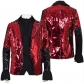 Ghosts band cosplay costume, Western-style Halloween party outfit, sequined stage performance clothing