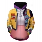 New Korean girl group K-POP Demon Hunter girl group cos clothing Rumi cosplay sweater jacket clothing (children)