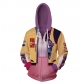 New Korean girl group K-POP Demon Hunter girl group cos clothing Rumi cosplay sweater jacket clothing (children)