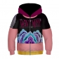 New Korean girl group K-POP Demon Hunter girl group cos clothing Rumi cosplay sweater jacket clothing (children)