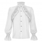 European and American dark gothic wood ear long-sleeved shirt cross accessories cosplay stage performance costumes